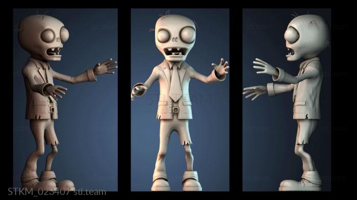 Статуэтки герои, монстры и демоны Zombie pvz