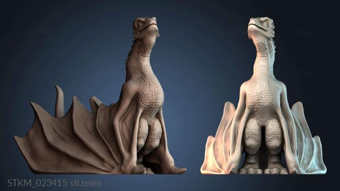 Статуэтки герои, монстры и демоны Drogon from game of thrones