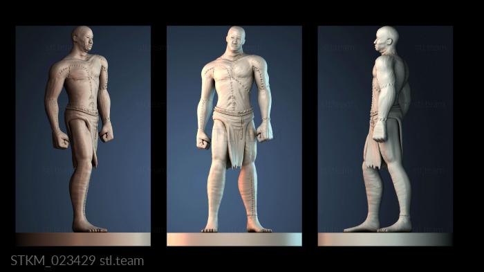 Статуэтки герои, монстры и демоны Flesh Golem - man