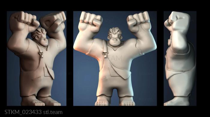 Статуэтки герои, монстры и демоны Wreck-It Ralph Print & Paint Toy