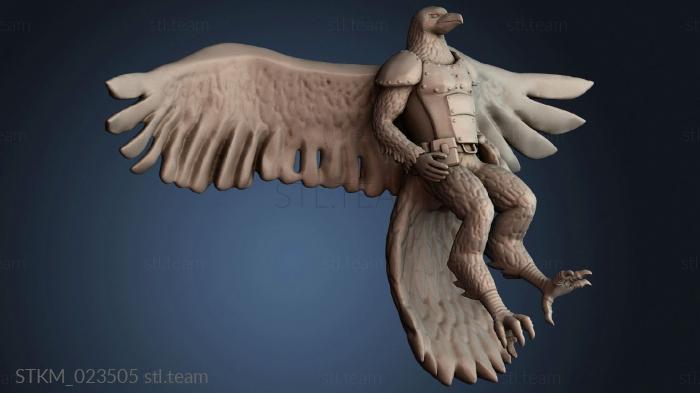 Статуэтки герои, монстры и демоны The Aarakocra Race for Dungeons & Dragons