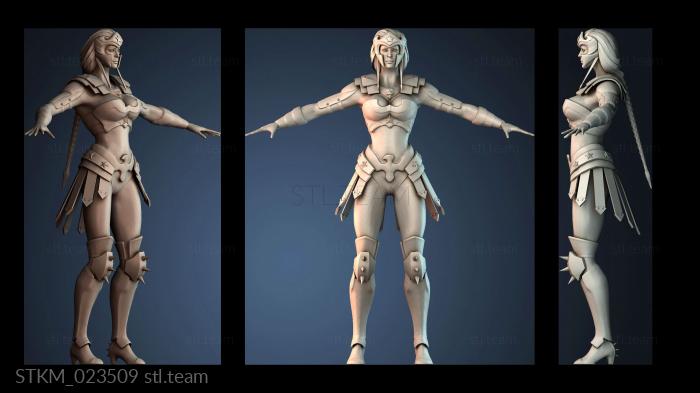 Статуэтки герои, монстры и демоны Futuristic Battle Armor Character