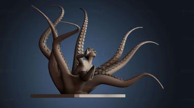 3D model Girl and octopus (STL)