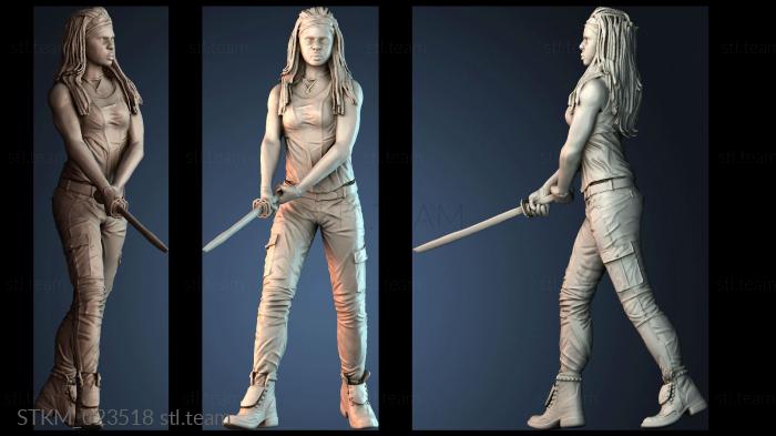 Статуэтки герои, монстры и демоны Mishon female zombie hunter