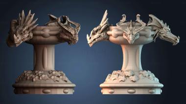 3D model Dragon Head Fountain (STL)