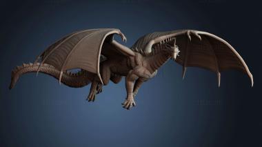 3D model Legendary dragon (STL)