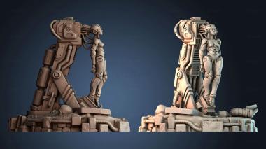 3D model Cybernetic Sculpture Design (STL)
