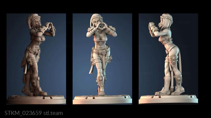 Статуэтки герои, монстры и демоны Girl celebrating Christmas