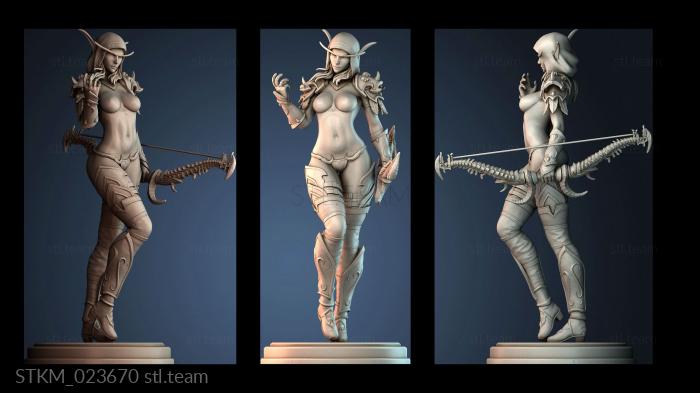 Статуэтки герои, монстры и демоны The Elf Archer