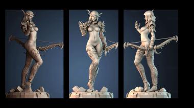 3D модель Сильвана (STL)