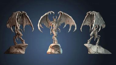 3D model Winged Fantasy Figure (STL)