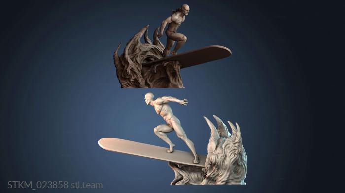 Статуэтки герои, монстры и демоны Silver Surfer