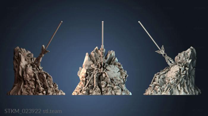 Статуэтки герои, монстры и демоны The fallen warrior