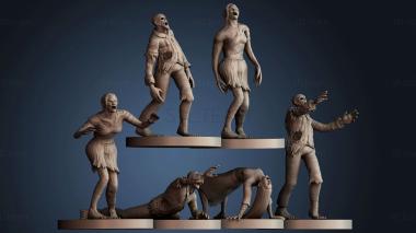 3D model Zombies (STL)