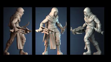 3D модель Кровавый плащ ужасного эльфа (STL)