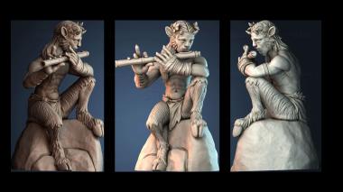 3D model Flute Faun - January (STL)