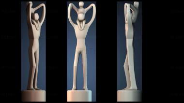 3D модель Скульптура «День отца» (STL)