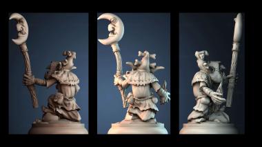 3D модель Гоблин шаман (STL)