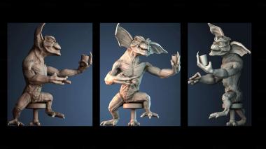 3D модель Гремлины (STL)