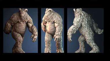3D model Yeti (STL)