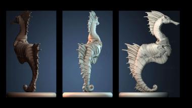 3D model Seahorse (STL)