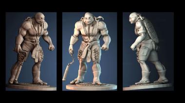 3D model Michaelangelo- Teenage Mutant Ninja Turtles (STL)