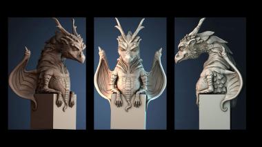 3D model Dragon (STL)
