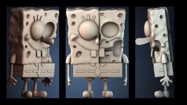 3D модель Анатомия Спанч Боба (STL)