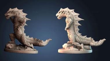 3D model Gloomhaven Monster - Rending Drake (STL)