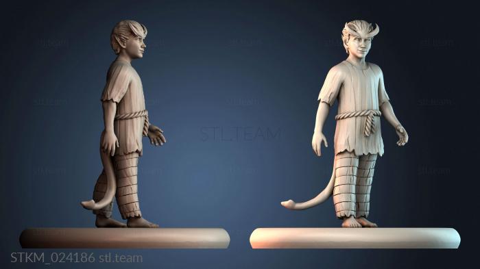 Статуэтки герои, монстры и демоны Tiefling Commoner Child