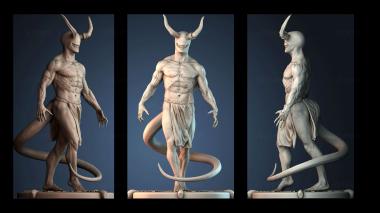 3D модель Смеющийся демон (STL)