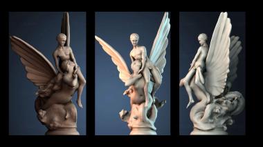 3D модель Русалка (STL)