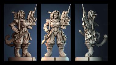 3D модель Воин клана Haomao Heavy Industries (STL)