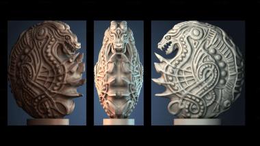 3D модель Колесо дракона (STL)