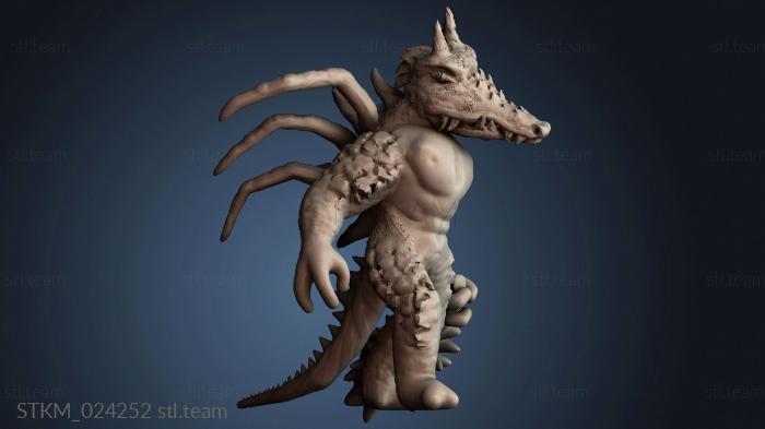 Обреченный человек крокодил