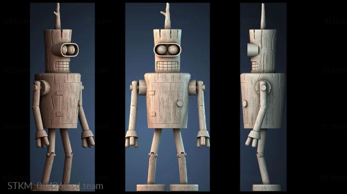 Статуэтки герои, монстры и демоны Wooden Bender
