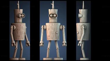 3D модель Деревянный гибочный станок (STL)