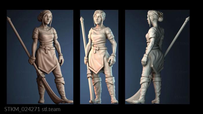 Статуэтки герои, монстры и демоны Lily - Human Barbarian