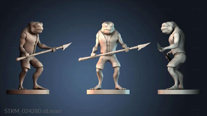 Статуэтки герои, монстры и демоны Frog Warrior