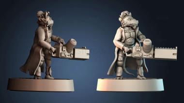 3D модель Крысолюды Механик тяжелого оружия (STL)
