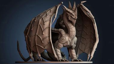 3D модель Пряничный дракон (STL)