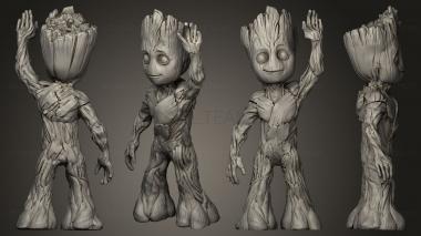 3D model LIL GROOT PAINTED VERSION (STL)