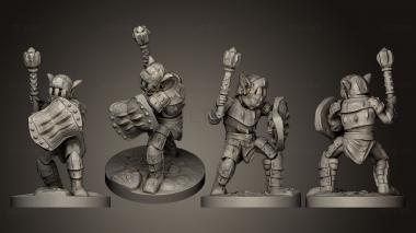 3D model Armored Goblin 28mm Miniature (STL)