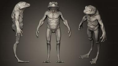 3D model Frog Humanoid Creature (STL)