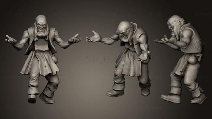 3D model Ianm ckellenthe lord of the rings (STL)