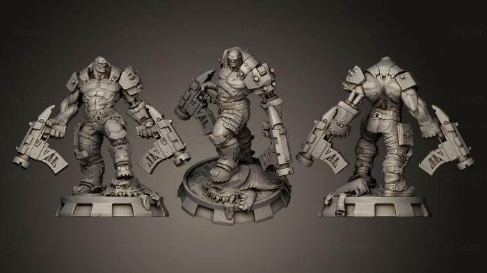 3D model Orc Cyborg for print (STL)