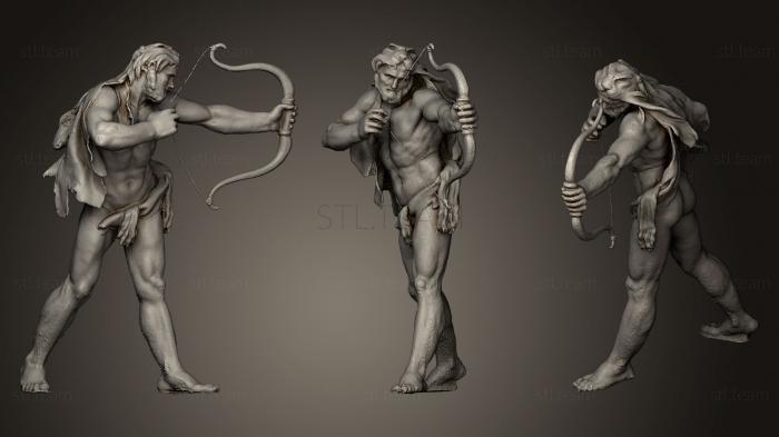 3D model Pierre Pugets Hercules as Archer (STL)