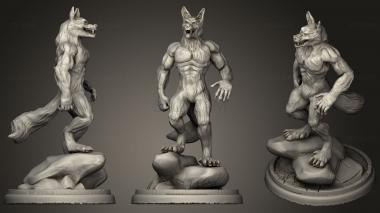 3D model Werewolf Statue mini (Low Resolution) (STL)