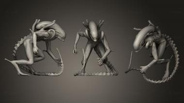 3D model Alien   Xenomorph Warrior Drone (STL)