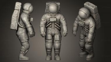 3D model Apollo A7 L Spacesuit (Study) (STL)